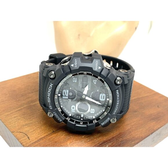 Casio G-Shock Men's Watch GSG100 Quartz Mudmaster Black Resin Ana-Dig 5562 - Picture 8 of 14